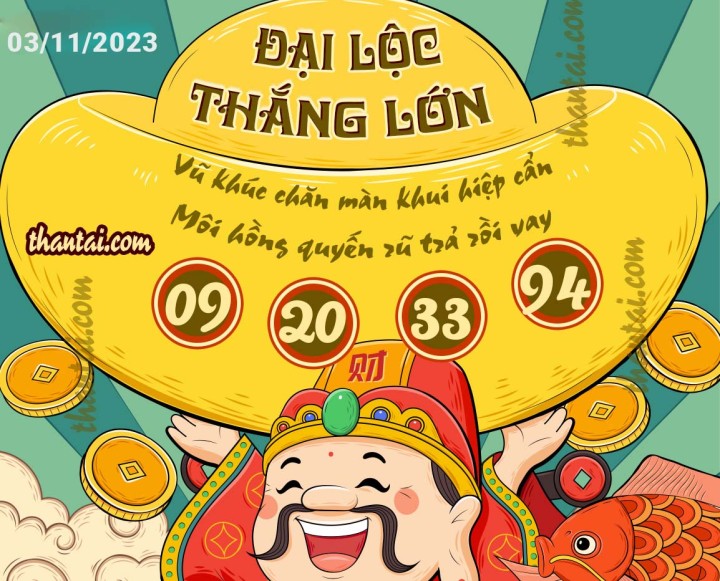 ĐẠI LỘC THẮNG LỚN 19/10/2023