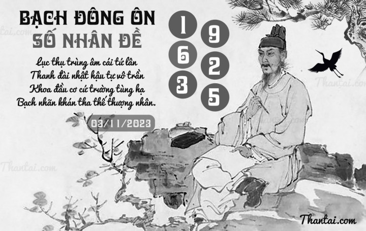 BẠCH ĐÔNG ÔN 19/10/2023
