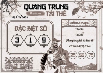 QUANG TRUNG TÁI THẾ 03/11/2023