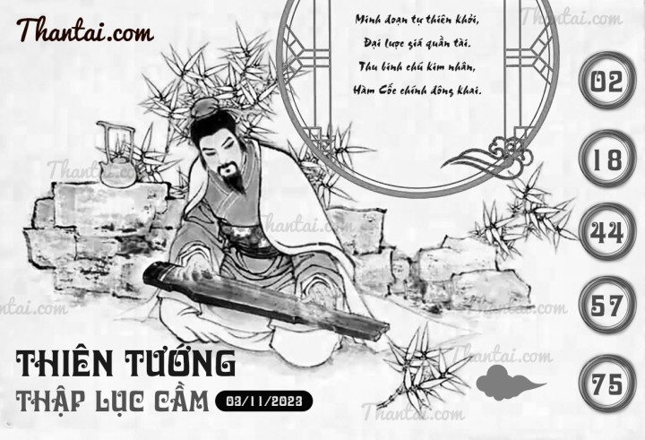 THIÊN TƯỚNG THẬP LỤC CẦU 19/10/2023