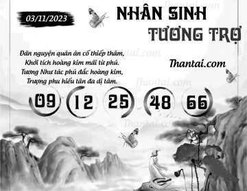 NHÂN SINH TƯƠNG TRỢ 03/11/2023