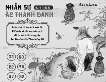 NHẪN SỰ ẮC THÀNH DANH 03/11/2023