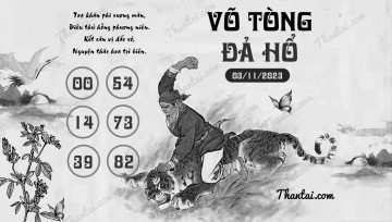 VÕ TÒNG ĐẢ HỔ 03/11/2023