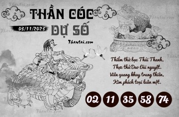 THẦN CÓC DỰ SỐ 03/11/2023