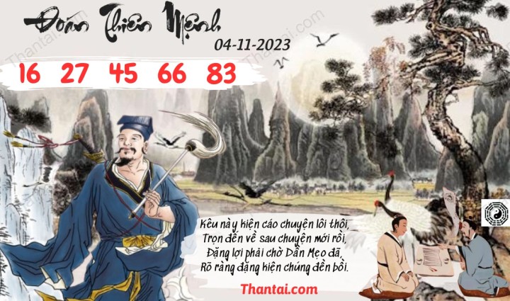 Đoán Thiên Mệnh 20/10/2023