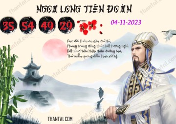 Ngọa Long Tiên Đoán 04/11/2023