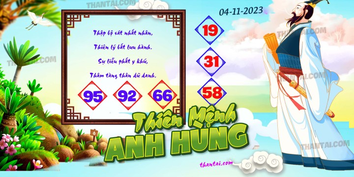 THIÊN MỆNH ANH HÙNG 20/10/2023