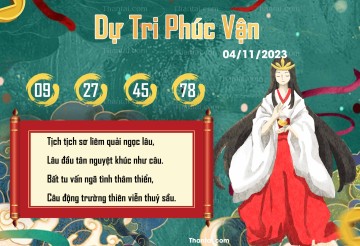 DỰ TRI PHÚC VẬN 04/11/2023