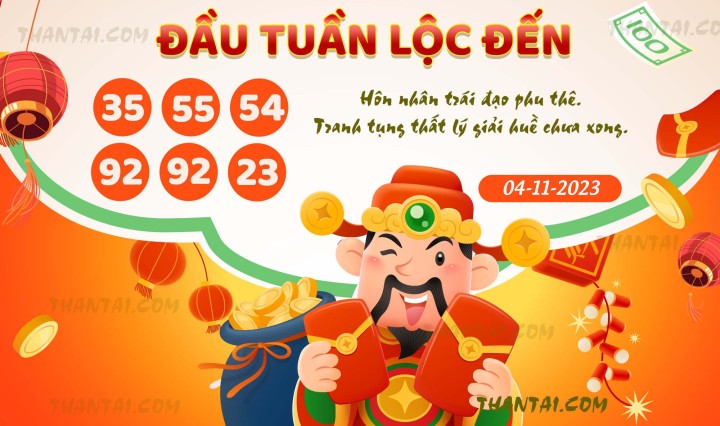 ĐẦU TUẦN LỘC ĐẾN 20/10/2023