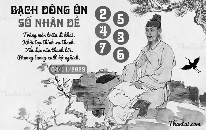 BẠCH ĐÔNG ÔN 20/10/2023