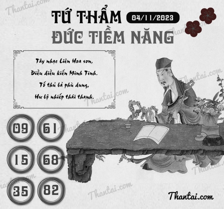 TỨ THẨM ĐỨC TIỀM NĂNG 20/10/2023