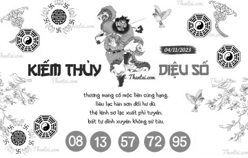 KIẾM THỦY DIỆU SỐ 04/11/2023