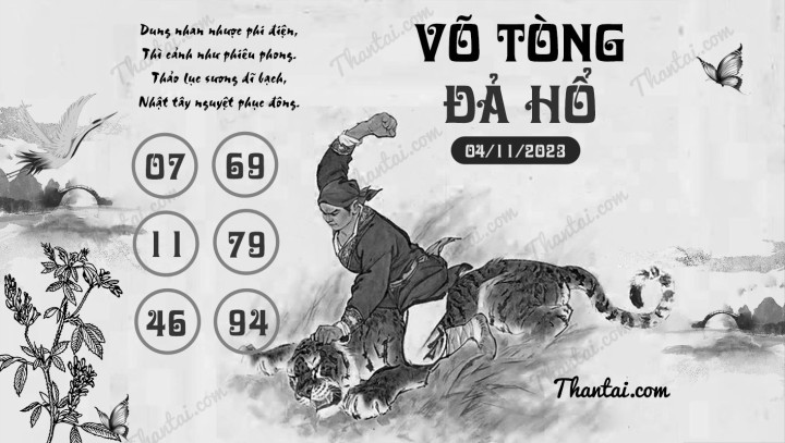 VÕ TÒNG ĐẢ HỔ 20/10/2023