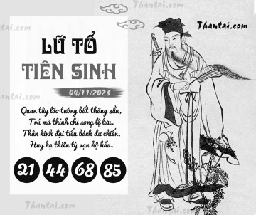 LỮ TỔ TIÊN SINH 04/11/2023