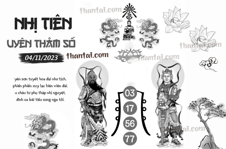 NHỊ TIÊN UYÊN THÂM SỐ 20/10/2023