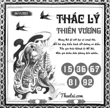 THÁC LÝ THIÊN VƯƠNG 04/11/2023