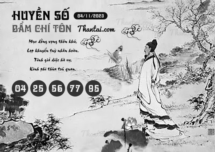 HUYỀN SỐ BẨM CHÍ TÔN 20/10/2023