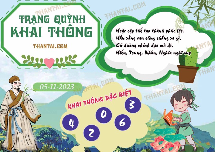 Trạng Quỳnh Khai Thông 21/10/2023