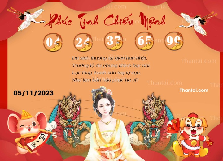 Phúc Tinh Chiếu Mệnh 21/10/2023