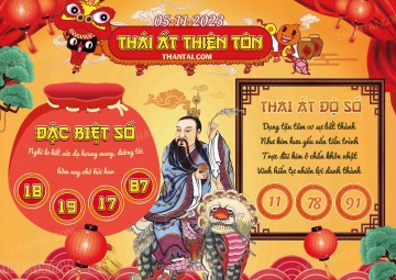 Thái Ất Thiên Tôn 05/11/2023