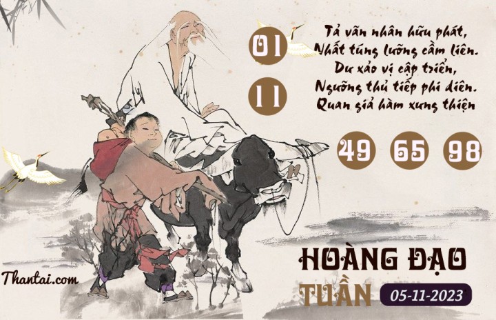 HOÀNG ĐẠO TUẦN 21/10/2023