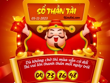 SỔ THẦN TÀI 05/11/2023