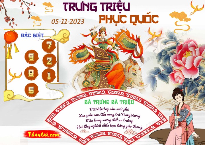 Trưng Triệu Phục Quốc 21/10/2023
