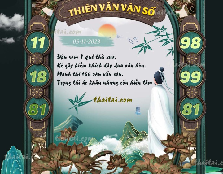 THIÊN VĂN VẬN SỐ 21/10/2023