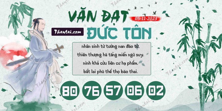 Văn Đạt Đức Tôn 21/10/2023