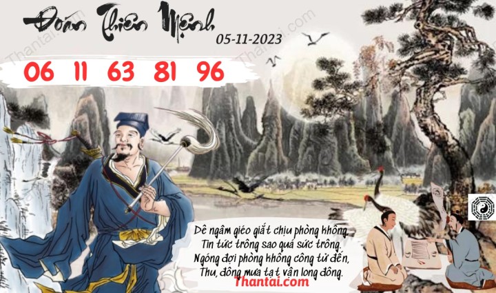 Đoán Thiên Mệnh 21/10/2023