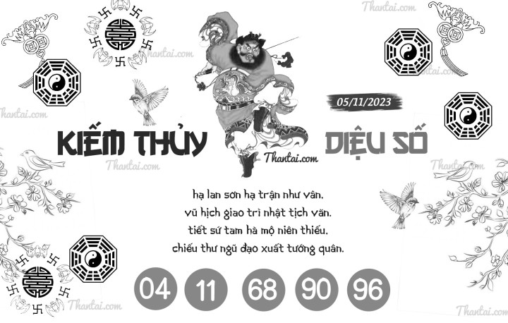 KIẾM THỦY DIỆU SỐ 21/10/2023