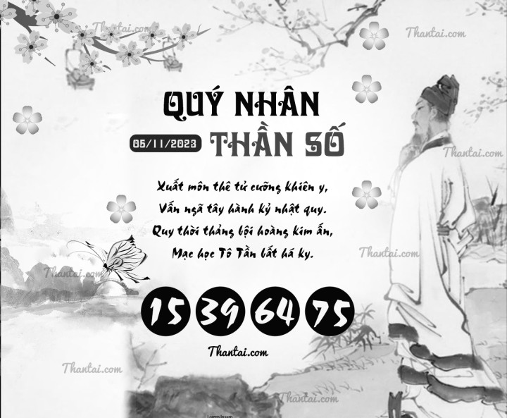 QUÝ NHÂN THẦN SỐ 21/10/2023