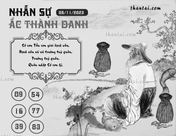 NHẪN SỰ ẮC THÀNH DANH 05/11/2023