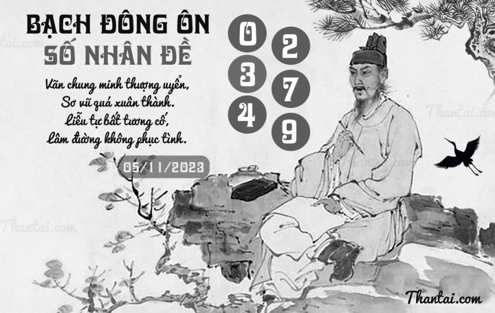 BẠCH ĐÔNG ÔN 21/10/2023