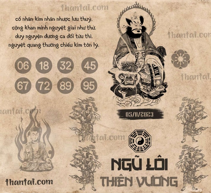 NGŨ LÔI THIÊN VƯƠNG 21/10/2023