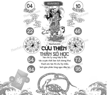 CỬU THIÊN THẦN SỐ HỌC 05/11/2023