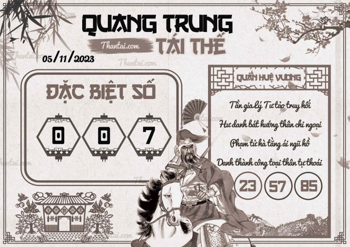 QUANG TRUNG TÁI THẾ 21/10/2023