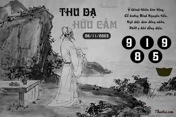 THU DẠ HỮU CẢM 05/11/2023