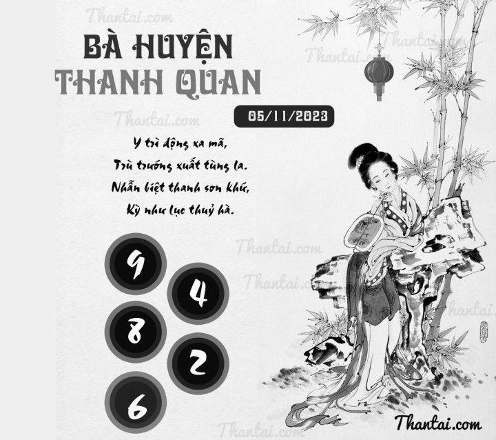 BÀ HUYỆN THANH QUAN 21/10/2023