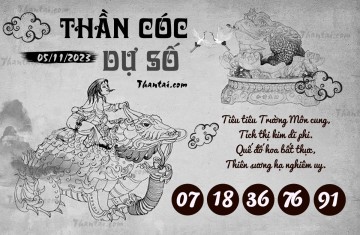 THẦN CÓC DỰ SỐ 05/11/2023