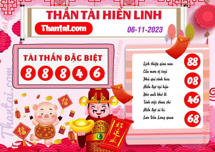 THẦN TÀI HIỂN LINH 22/10/2023