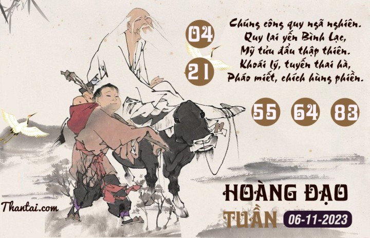 HOÀNG ĐẠO TUẦN 22/10/2023