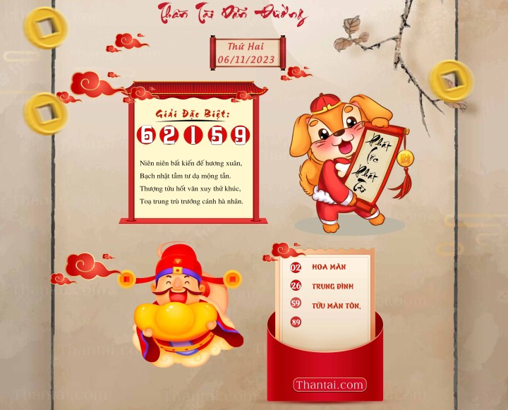 THẦN TÀI DẪN ĐƯỜNG 22/10/2023
