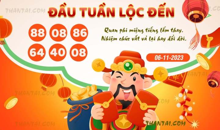 ĐẦU TUẦN LỘC ĐẾN 22/10/2023