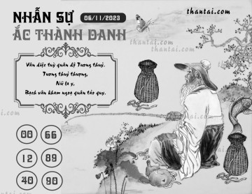 NHẪN SỰ ẮC THÀNH DANH 06/11/2023