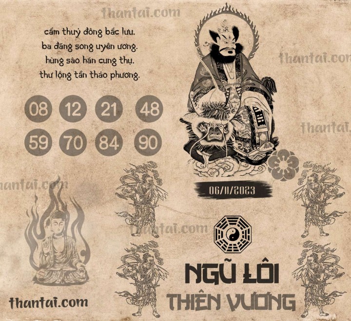 NGŨ LÔI THIÊN VƯƠNG 22/10/2023