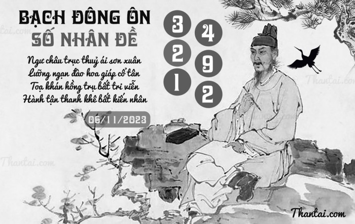 BẠCH ĐÔNG ÔN 22/10/2023