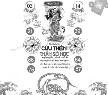 CỬU THIÊN THẦN SỐ HỌC 06/11/2023