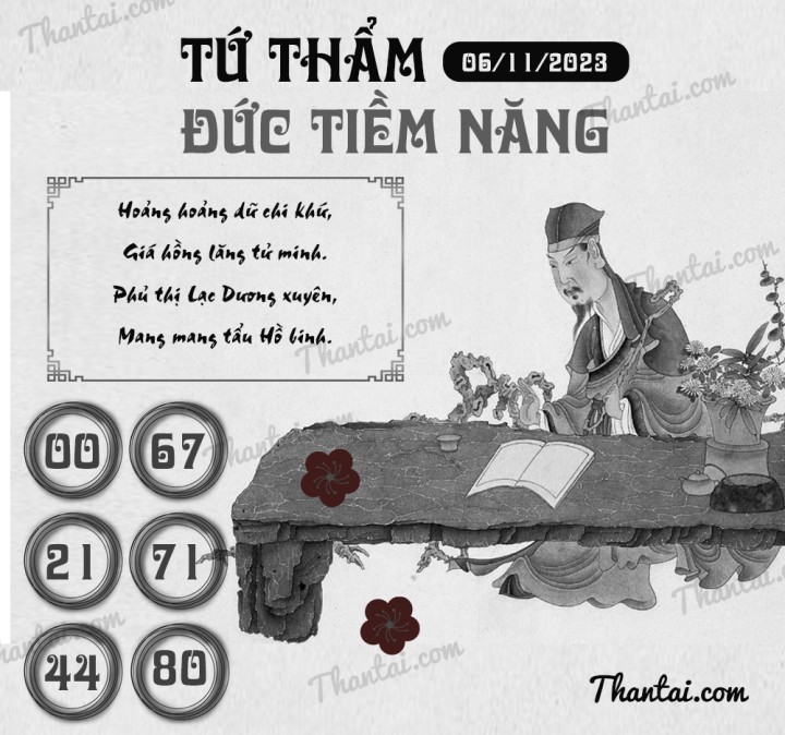 TỨ THẨM ĐỨC TIỀM NĂNG 22/10/2023