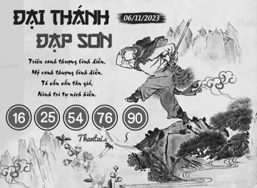 ĐẠI THÁNH ĐẠP SƠN 06/11/2023